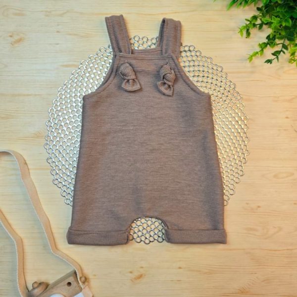 Jardineira Unissex Mustang -Marrom