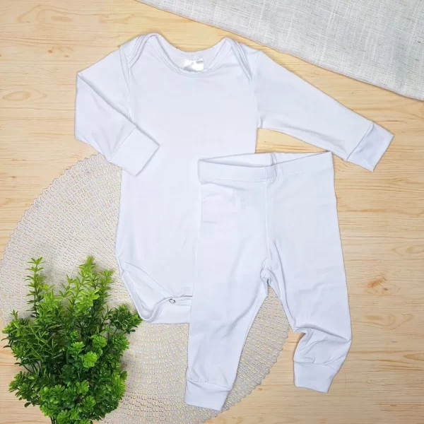 Conjunto Térmico Body/Calça Branco