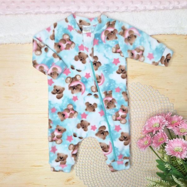 Macacão Pijama Soft Ursa Estrela