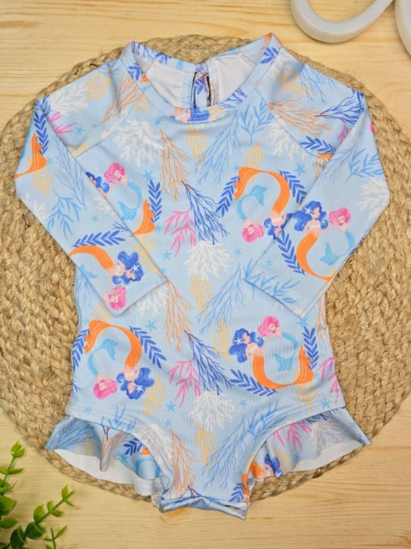 Maiô Praia Proteção UV 50+ Sereia