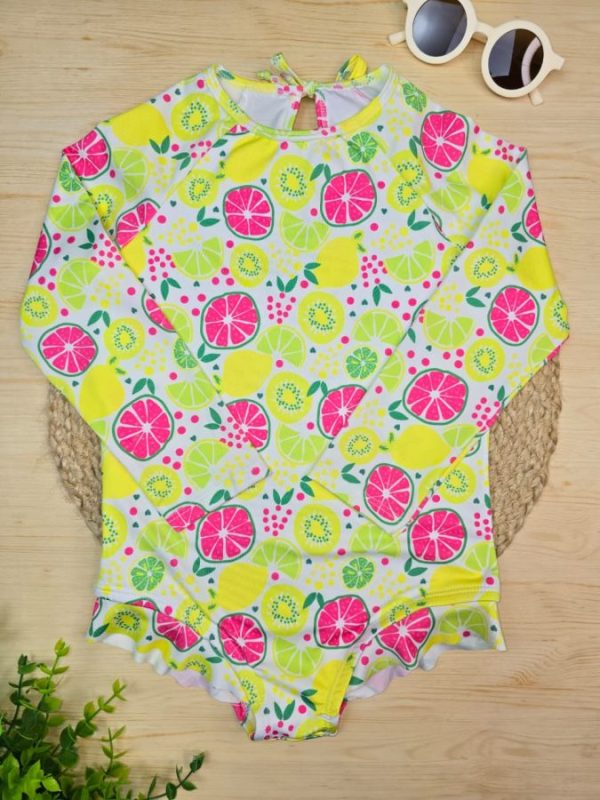 Maiô Praia Proteção UV 50+ Frutas