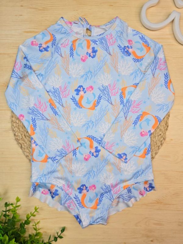 Maiô Praia Proteção UV 50+ Sereia