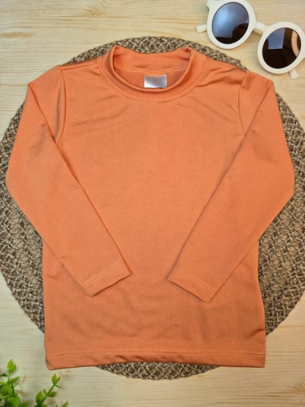 Camiseta Praia Proteção UV 50+ Laranja