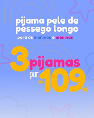 3 PIJAMAS LONGOS POR 109,99