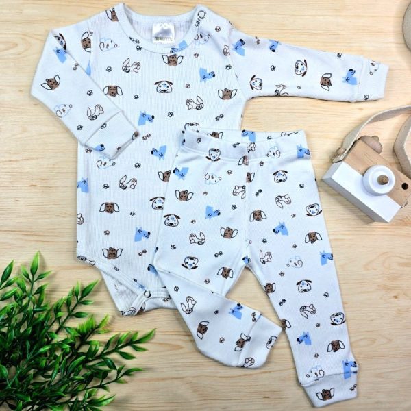 Conjunto Bebê Menino Pijama Pagão Ribana Premium-Off Dog