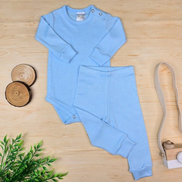 Conjunto Bebê Menino Pijama Pagão Ribana Premium-Azul