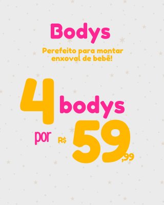 4 BODYS POR 59,99