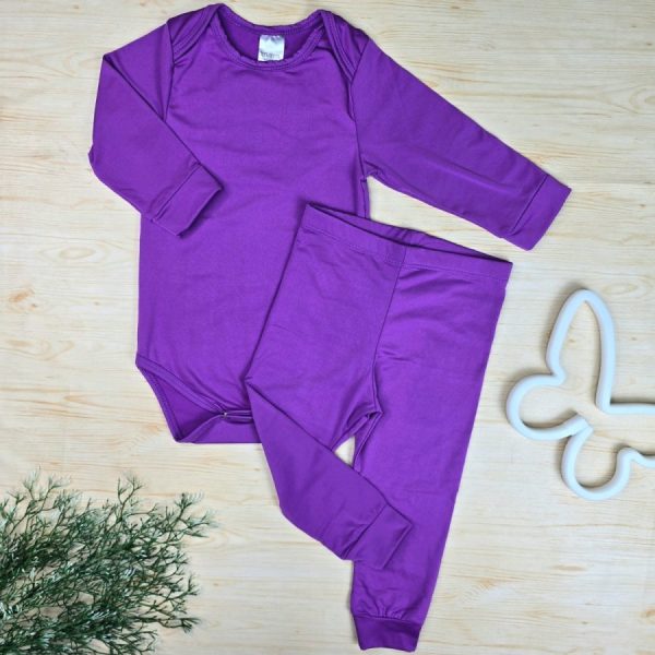 Conjunto Térmico Body/Calça Roxo