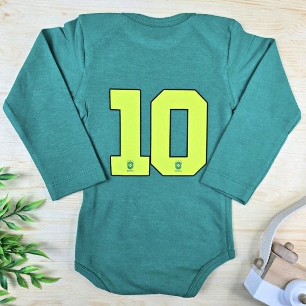 Body para Bebê Menino Manga Longa Estampado-Camisa 10