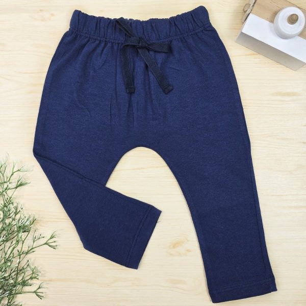 Calça em Cotton para Bebê – Azul